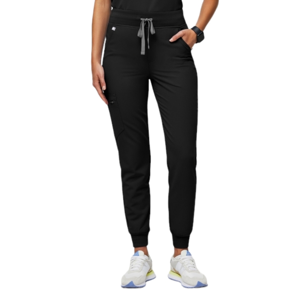 Figs Zamora 2.0 Jogger Scrub Pant in Black